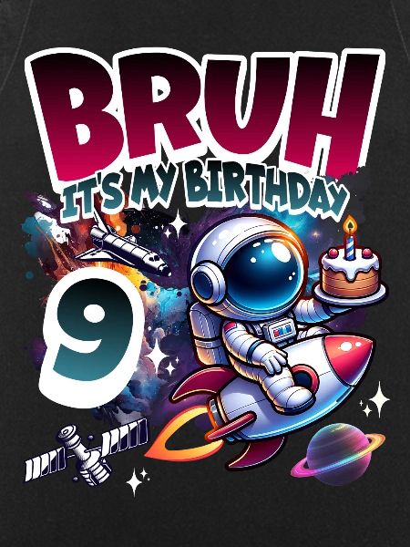 Astronaut 9th Birthday Space