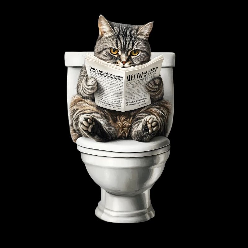 Drôle de chat chat propriétaire de chat Loo Cat Pet