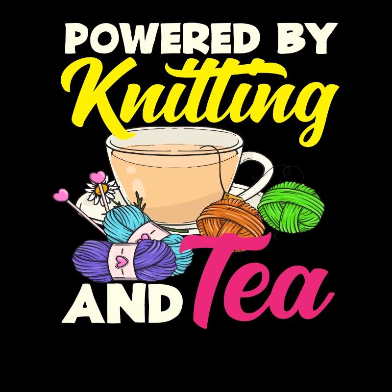 Knitted life with tea and wool
