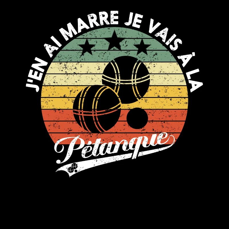 Gift Humor Pétanque Jeu de boules