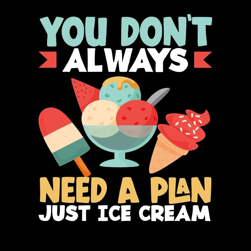 Eis Liebhaber Immer Plan Nur Eiscreme