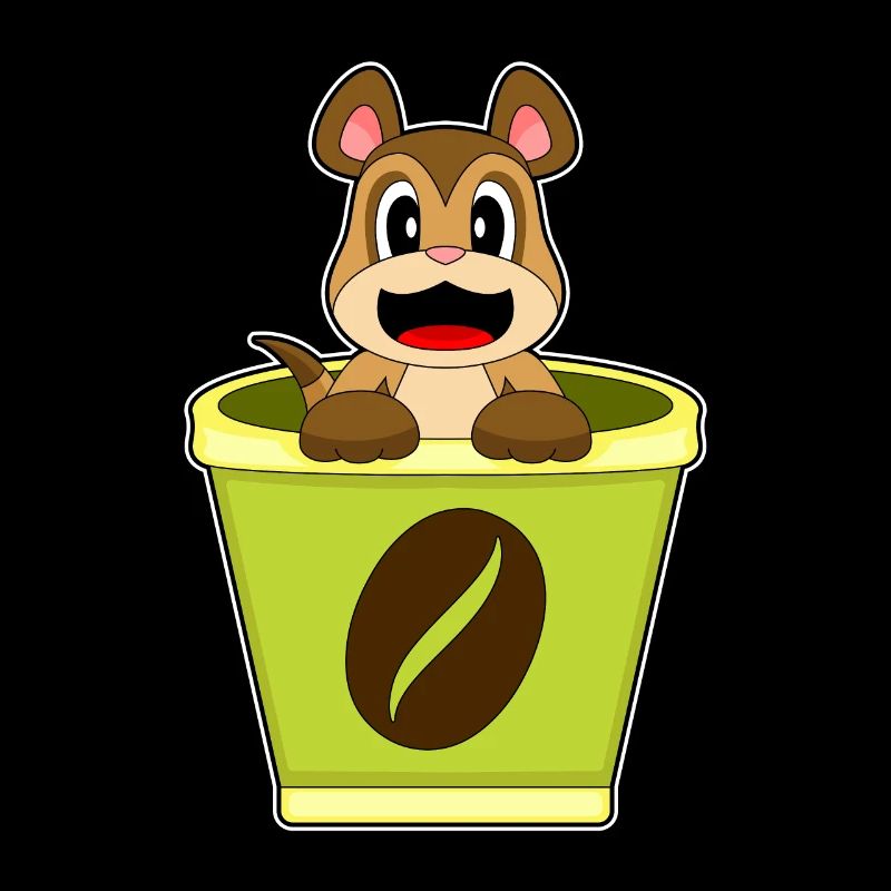 Café suricate à emporter Tasse