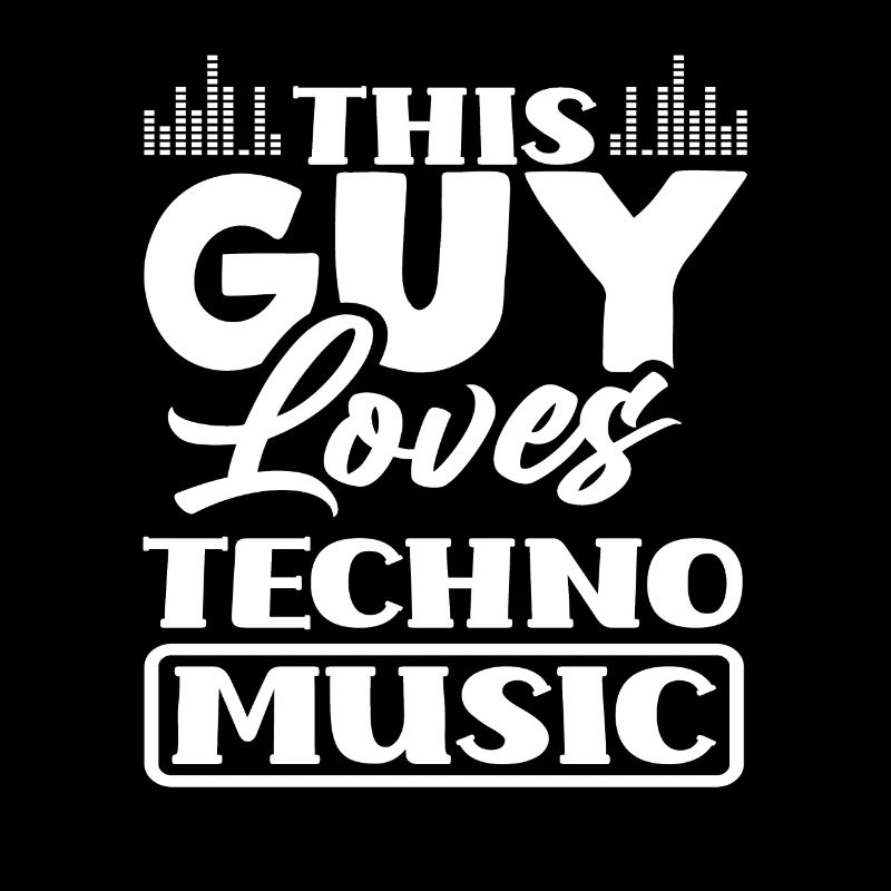 Ce gars adore la musique techno