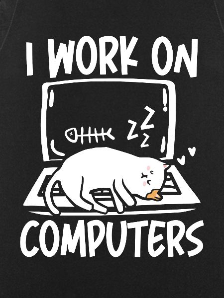 I work on computers