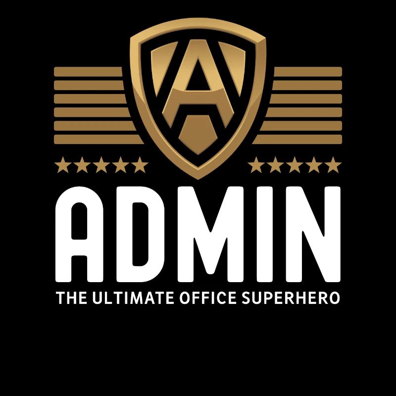 "Admin - The Ultimate Office Superhero" Büro Held