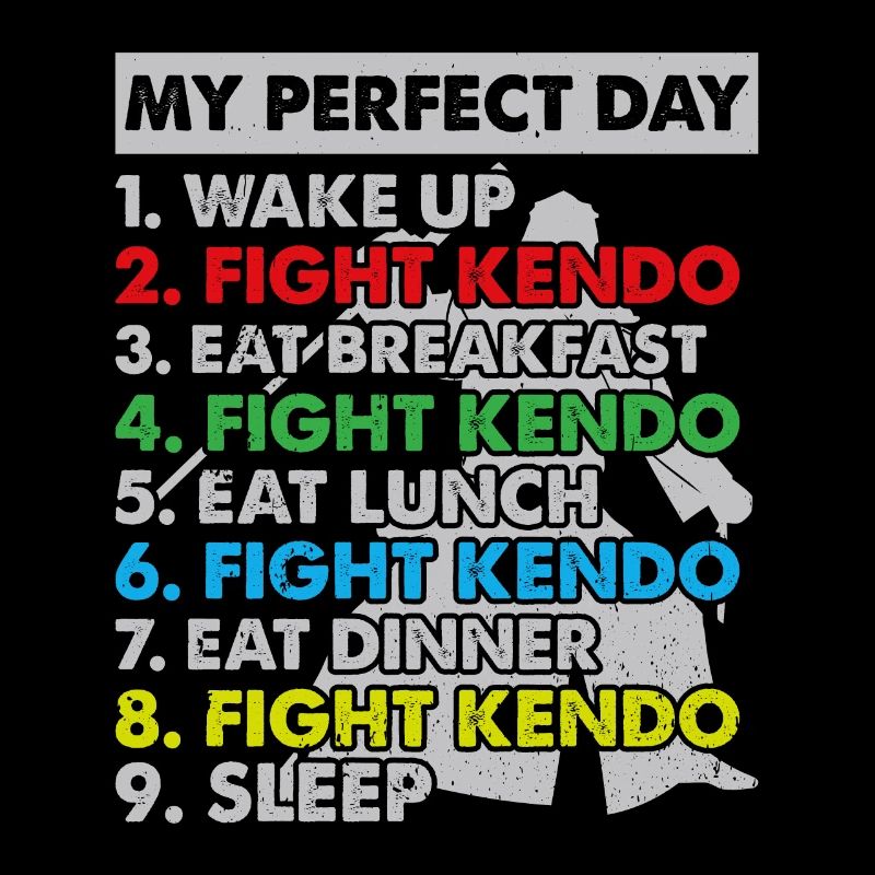 Kendo Wrestler Kendo Fighter - Kendo Day Plan