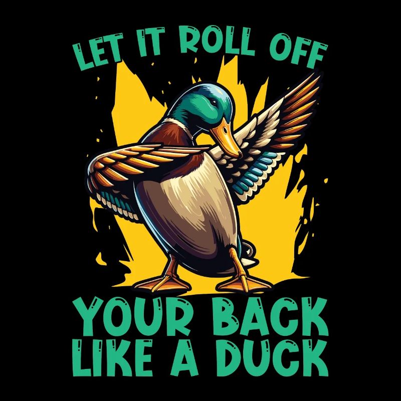 Canard colvert Let It Roll De Votre Chasseur De Canard Arrière