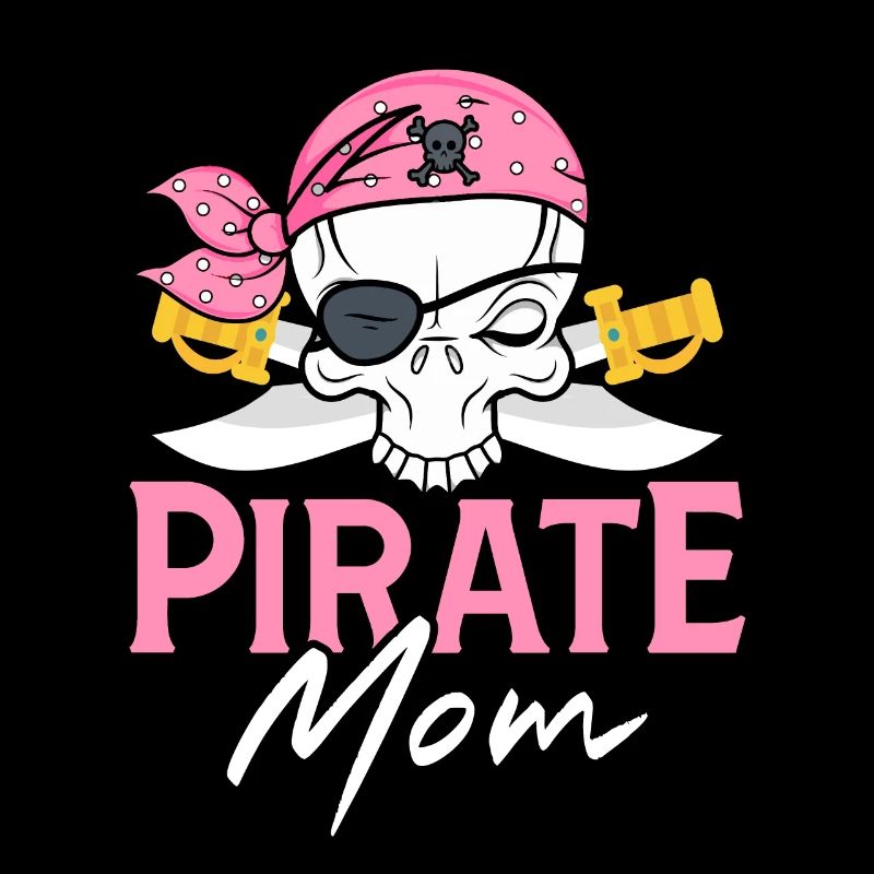 Pirate Mom Aargh Ship Captain Funny Mom