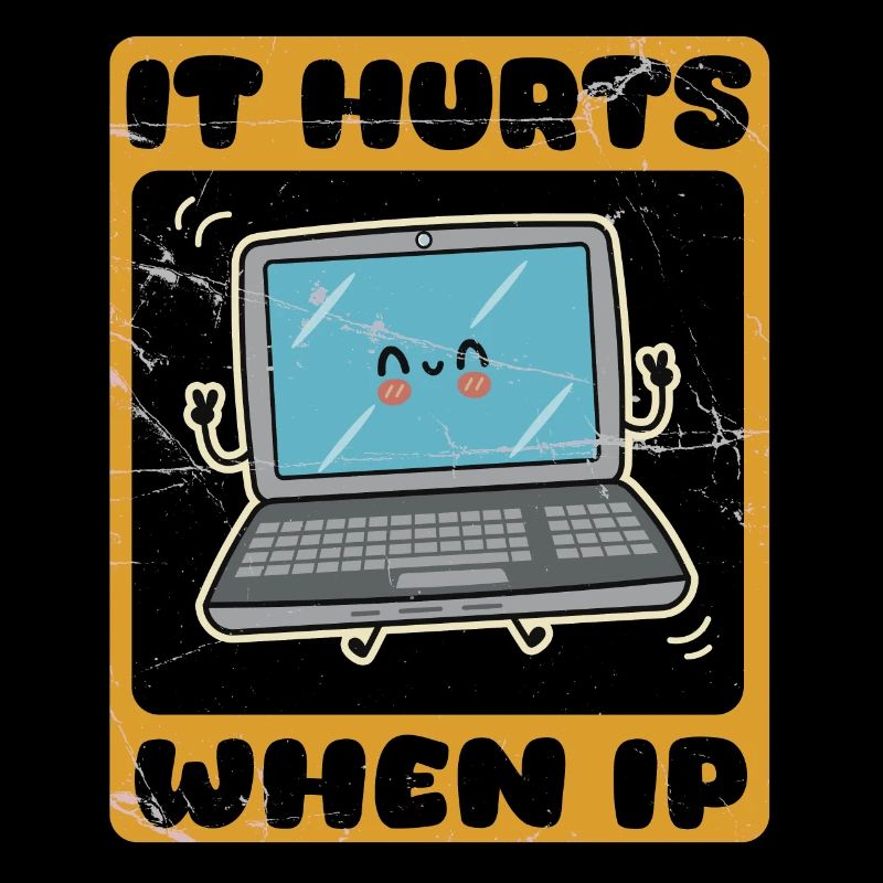 Lustiger Spruch "It Burns when i Pee"!