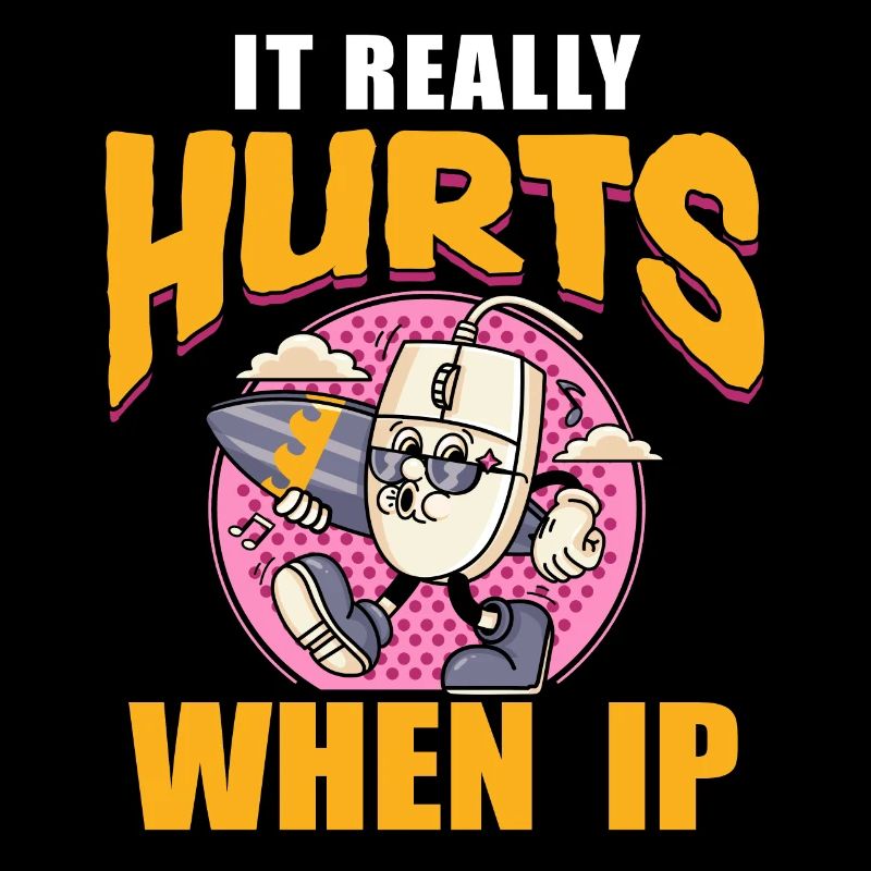 Lustiger Spruch "It Burns when i Pee"!