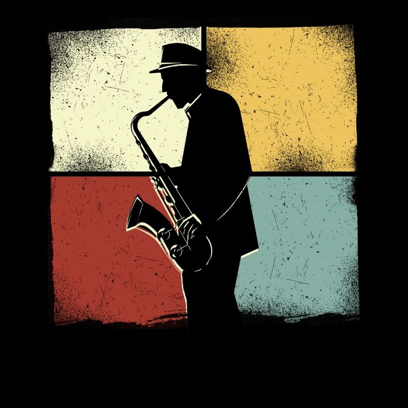 Saxophone Retro Vintage