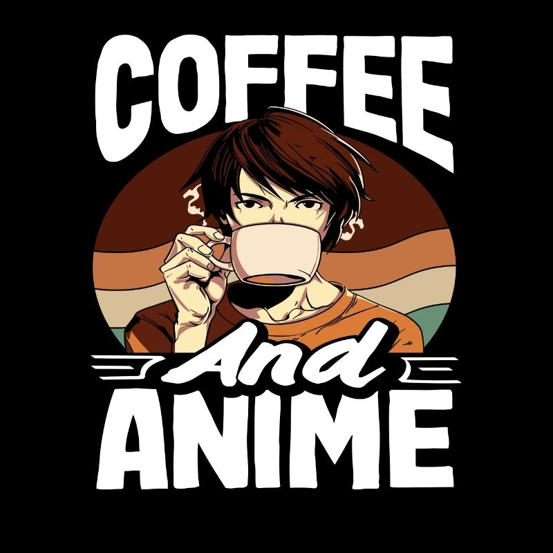 Coffee Lover Anime and Coffee Fan