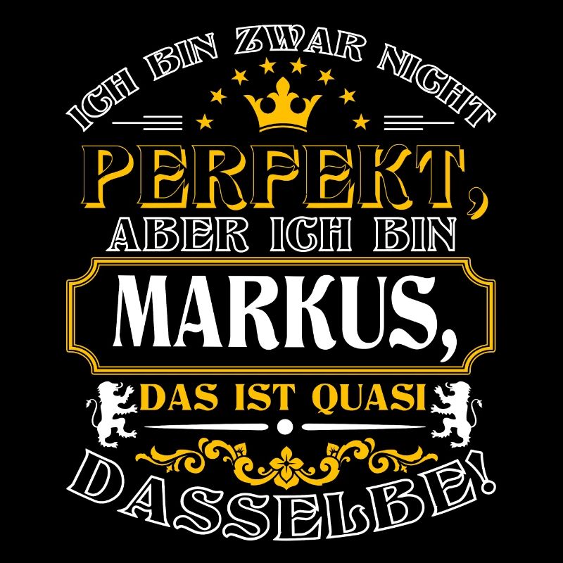 Funny MARKUS for Name Day with Name Name