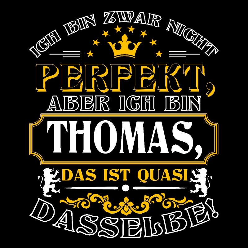 Funny THOMAS for Name Day with Name Name