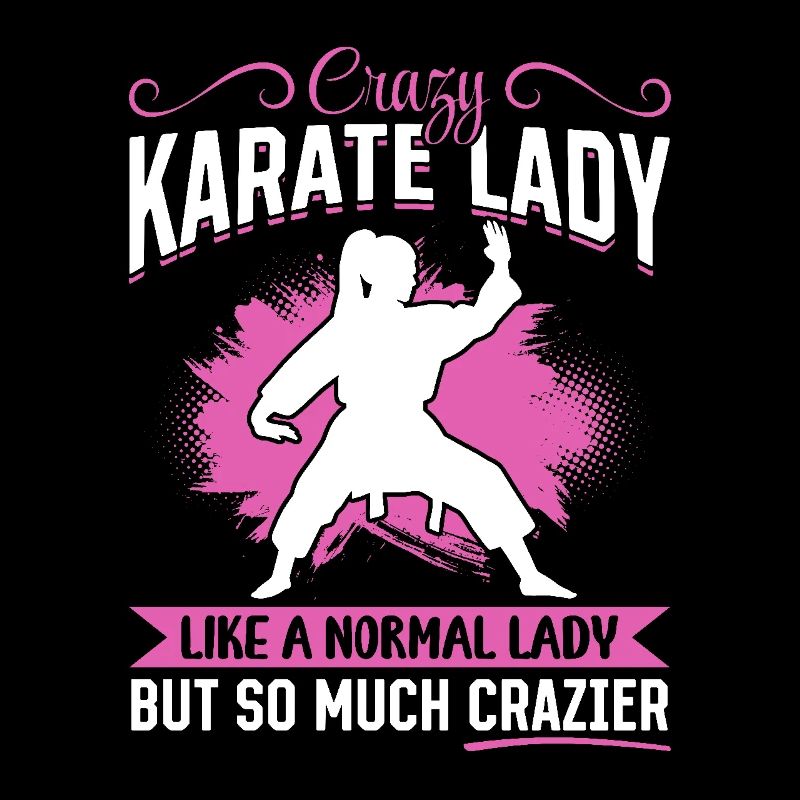 Folle de karaté dame comme une dame normale mais tellement