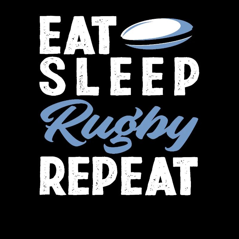 Manger dormir Joueur de rugby Répéter