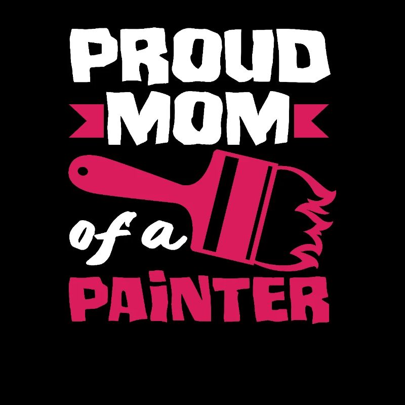 Fière maman d’un peintre