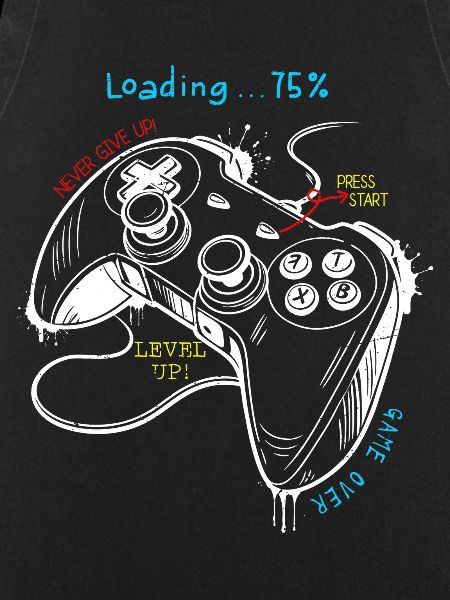 Retro Gaming Style Controller Art
