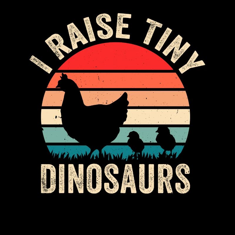 Funny Farmer Dinosaur Farmer - I Raise Tiny