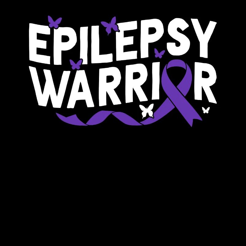 Epilepsy Warrior Nervous System Purple Ribbon
