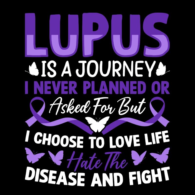 Sensibilisation au lupus SLE Ruban Violet Auto-immune