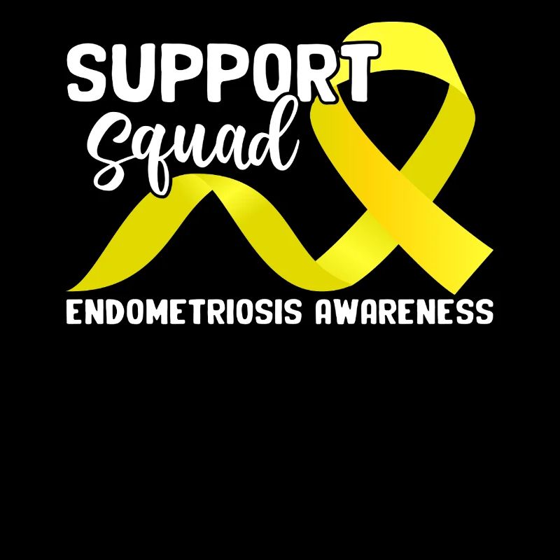 Escouade de soutien Ruban jaune Endométriose