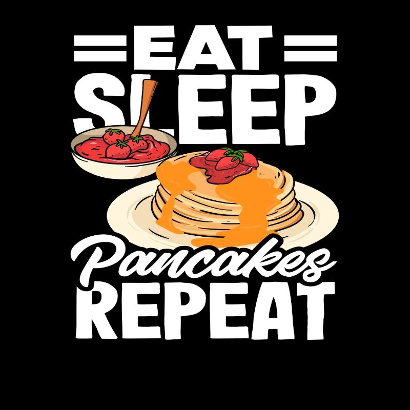 Manger des crêpes pour dormir Répéter le petit-déjeuner