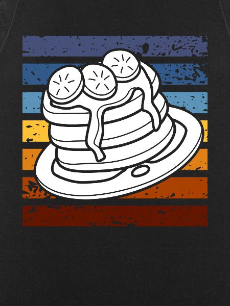 Retro Pancakes Breakfast Indulgence
