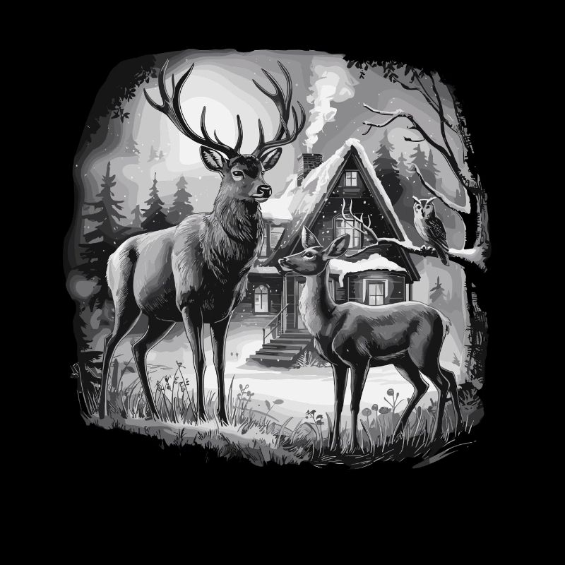 Deer Landscape Forest Experience nature with