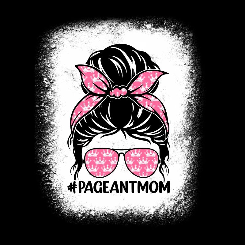 Pageant Maman Messy Bun Glitz Glam Beauté Apparat