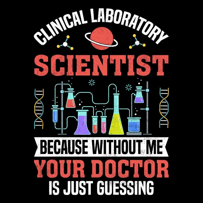 Scientifique de laboratoire clinique MLS Lab Funny