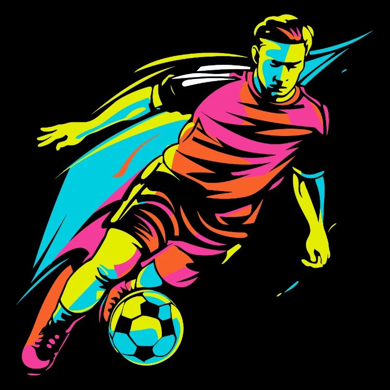 Soccer Player Retrowave