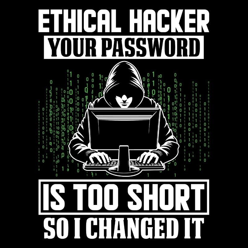 Hacker éthique Cyber Security Code Cracker Drôle