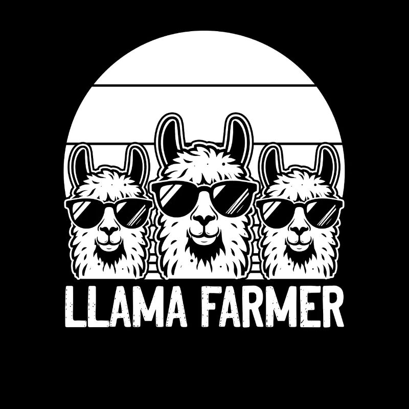 Llama Lover Funny Alpaca - Llama Farmer