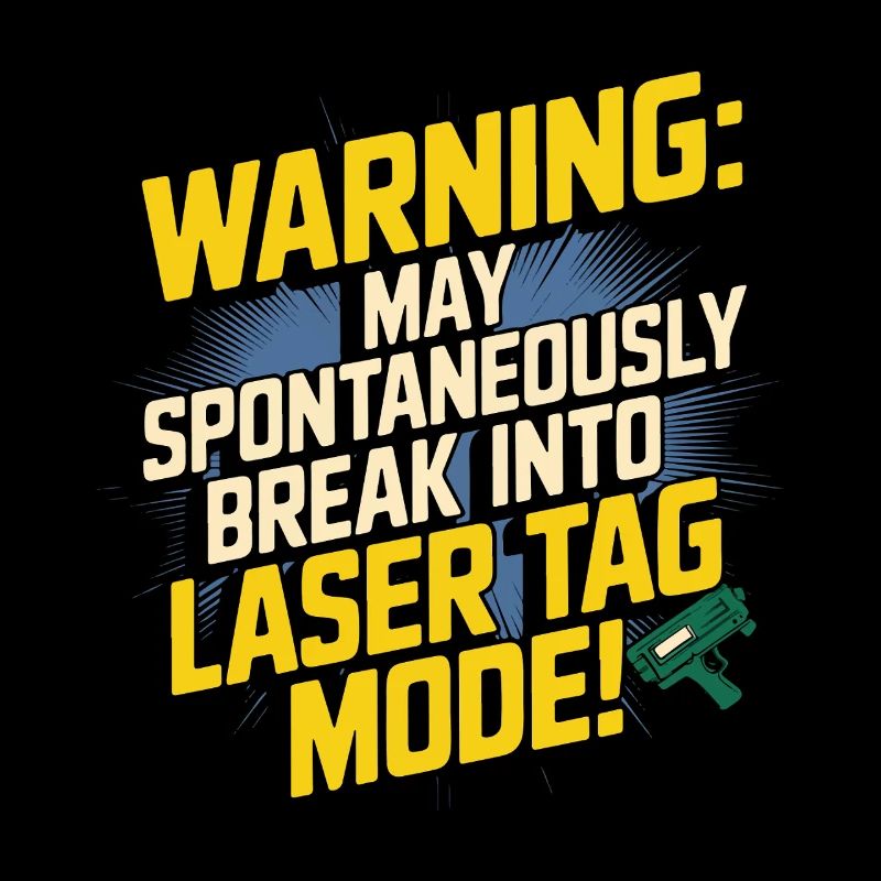 Warnung: Kann spontan in Lasertag einbrechen