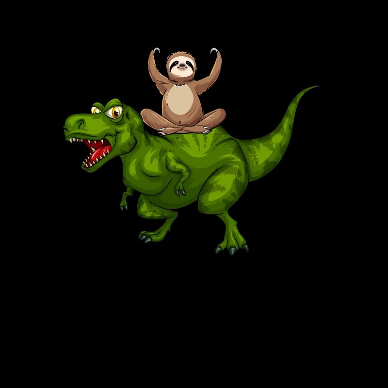 Funny Dinosaur Sloth Funny Dino