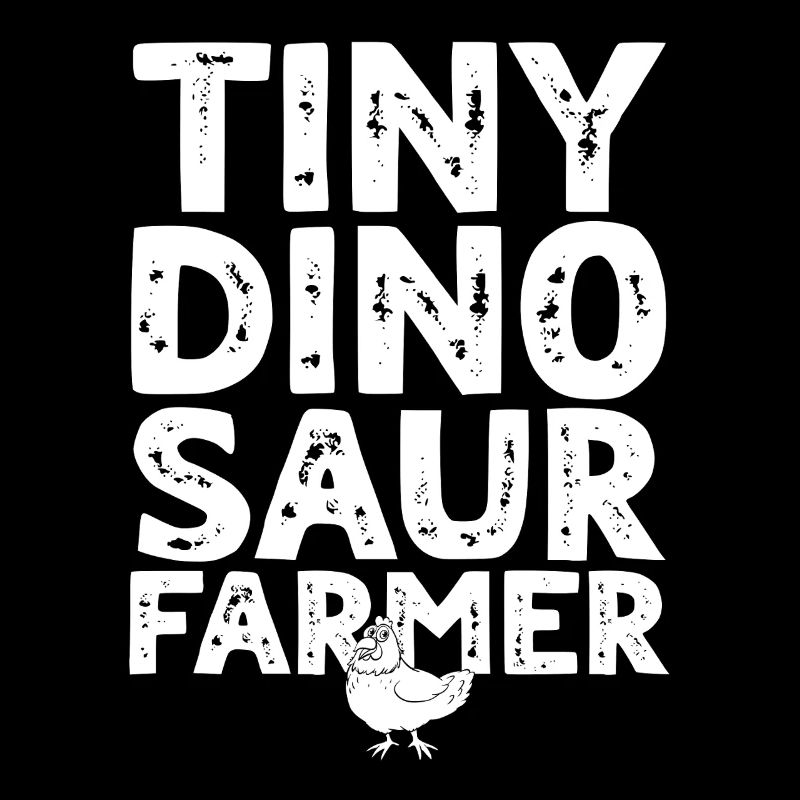 Dino Funny Dinosaur Farmer - Tiny Dinosaur farmer