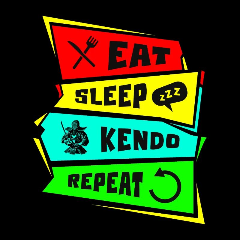Manger Dormir Kendo Répéter