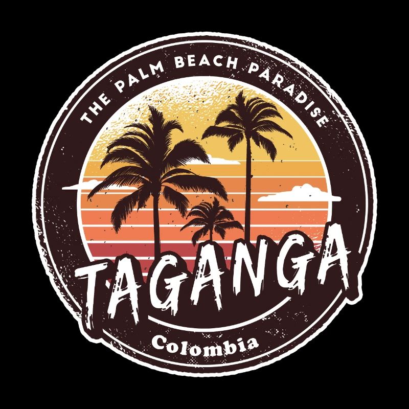 Taganga Palm Trees Beach Design