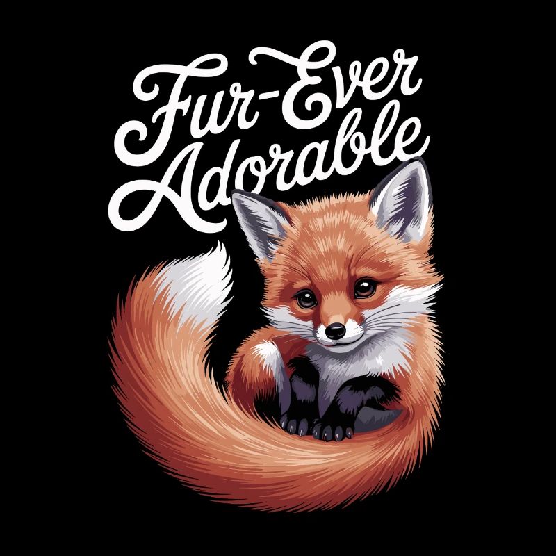 Fur-ever adorable fox illustration for