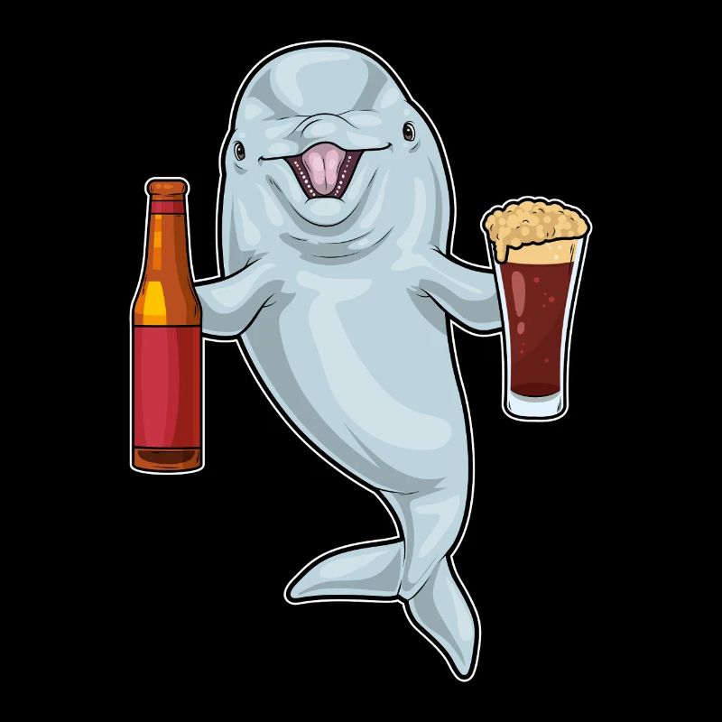 Bouteille de bière Dolphin