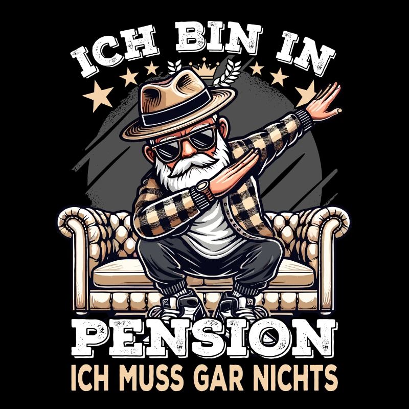 Pension Pensionierung Mann Ich bin in Pension