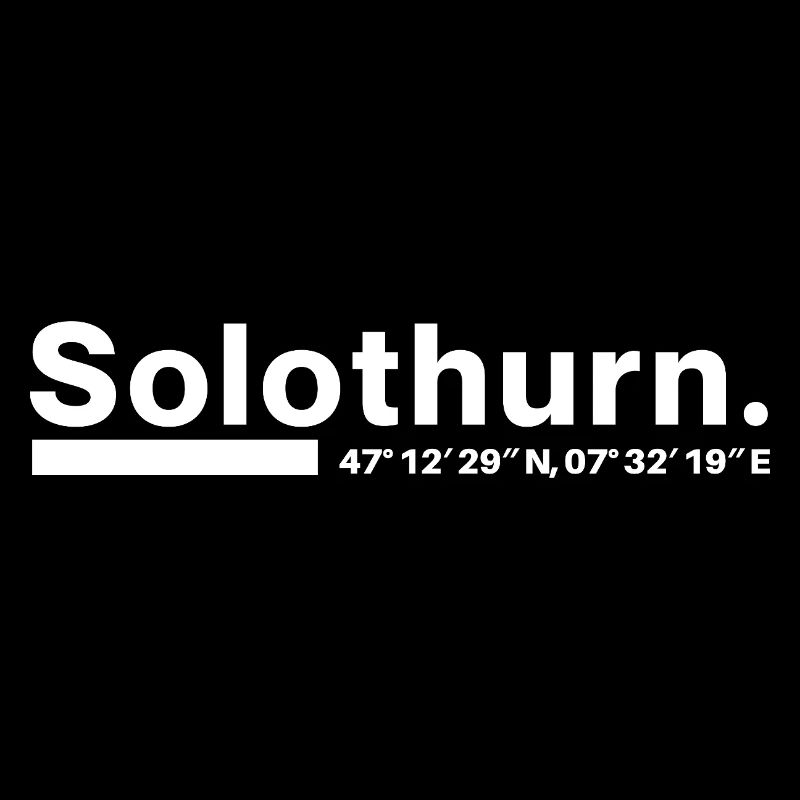 Solothurn coordinates Canton Switzerland
