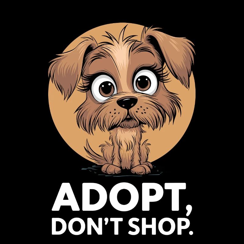 Adopter, ne pas acheter - Chien mignon
