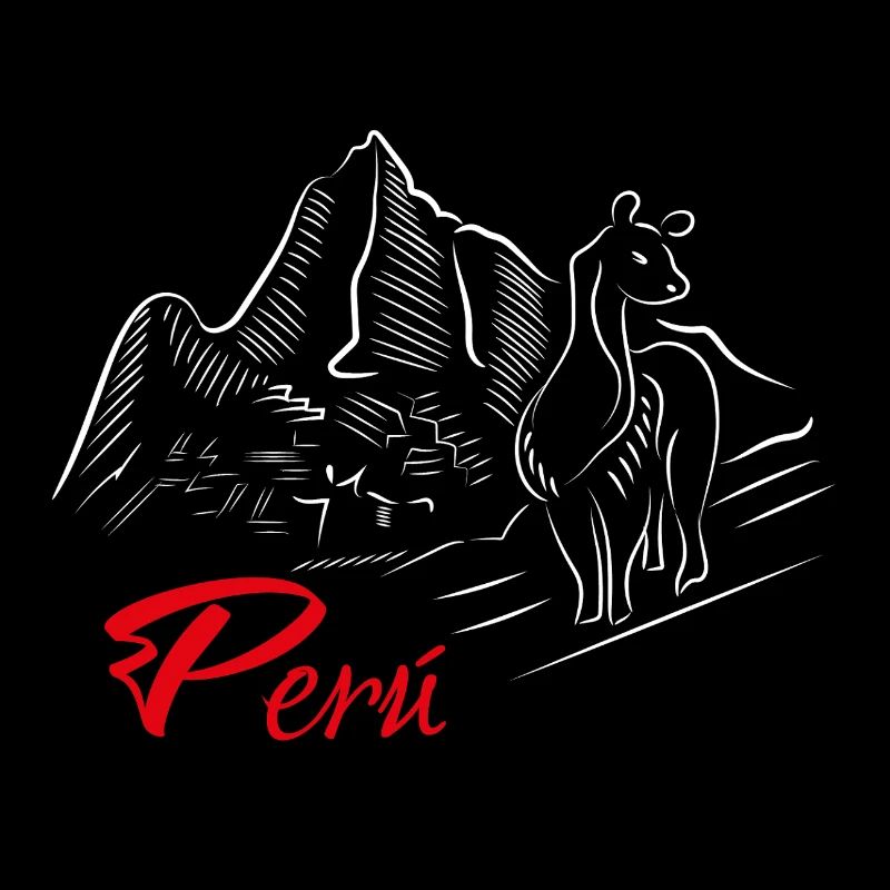 Machu Picchu - Peru - llama