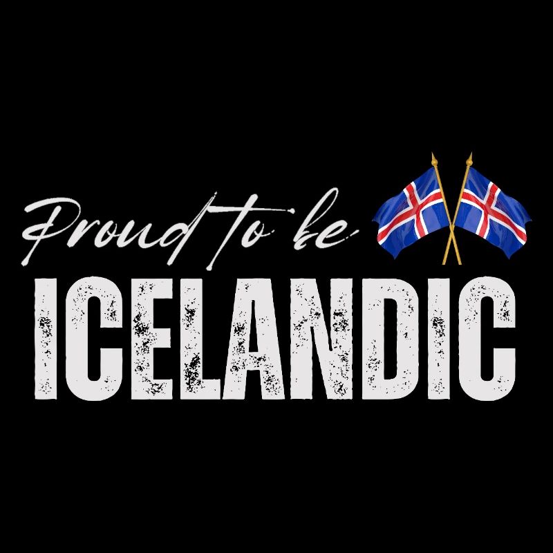 Isländisch stolz, ich liebe Island