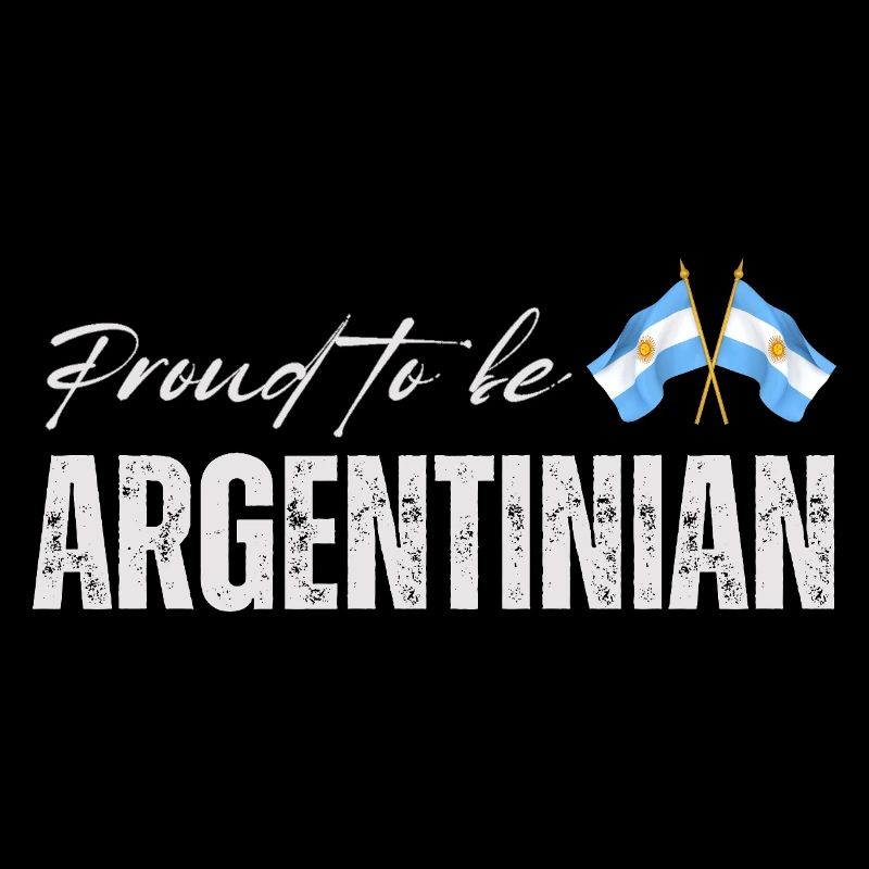 Stolzer Argentinier, ich liebe Argentinien