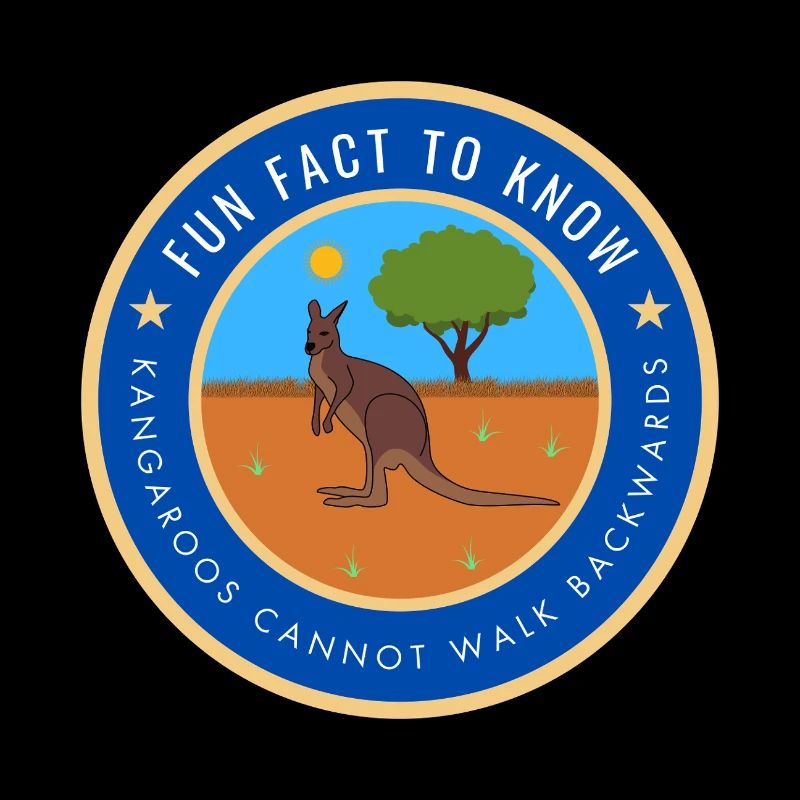 Kangaroos cannot walk backwards