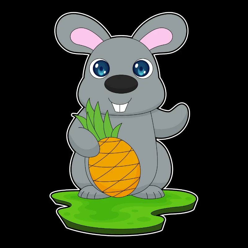 Hase Ananas Obst