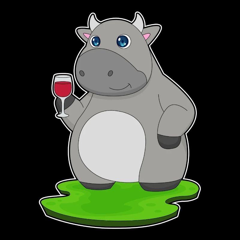 Vin rouge de vache